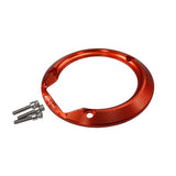 BIKERS BK-Y0432-RED YZF-R25 MT-25 Fuel Cap Ring, Shaved Aluminum, Red