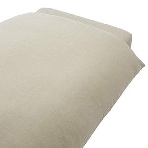 Muji 02879617 Hemp Weave Comforter Cover, SD/Generation, For 66.9 x 82.7 inches (170 x 210 cm)