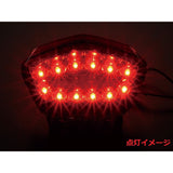 POSH 034090-91 Ninja 250R Motorcycle Accessories LED TAIL LAMP, Clear
