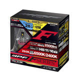 IPF F50DFLB FOG LIGHT, LED, H8/H11/H16 Bulb, F-Series, 2 Color Switching, 6,500K to 2,400K, Memory Function