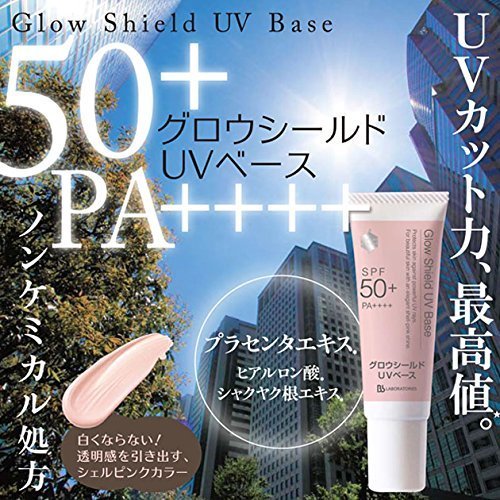 BB Laboratories Bb Glow Shield UV Base Listed on the side of the main unit