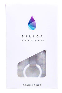 Silica Mineral™ Foaming Net (Made in Japan) 4-Layer Triangular Section Thread Fluffy Foam Creamy Foam Dense Foam Facial Cleansing Elastic Foam With Ring With Ribbon