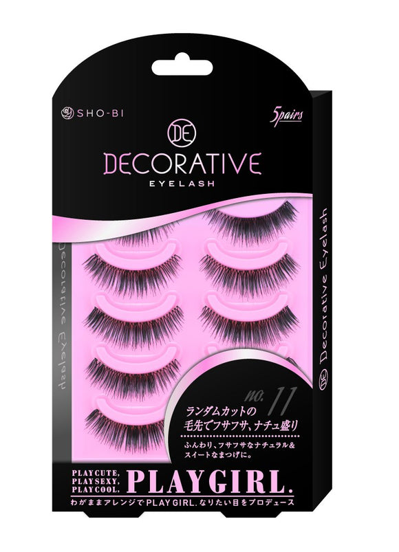 Decorative eyelashes Playgirl No.11 (for upper eyelashes) SE85543