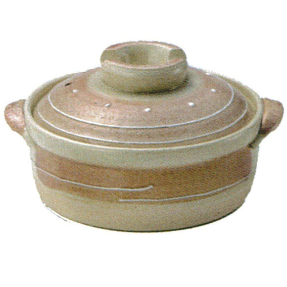 CTOC JAPAN SELECT clay pot Pink 6 IH clay pot 19cm 1.2L IH direct fire oven compatible 48-155322-980698 Manko ware