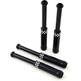 KEN'S FACTORY Billet P Rod Cover Black & Machine Cut (Billet Push Rod Cover Black and Machine Cut) for TC7-001