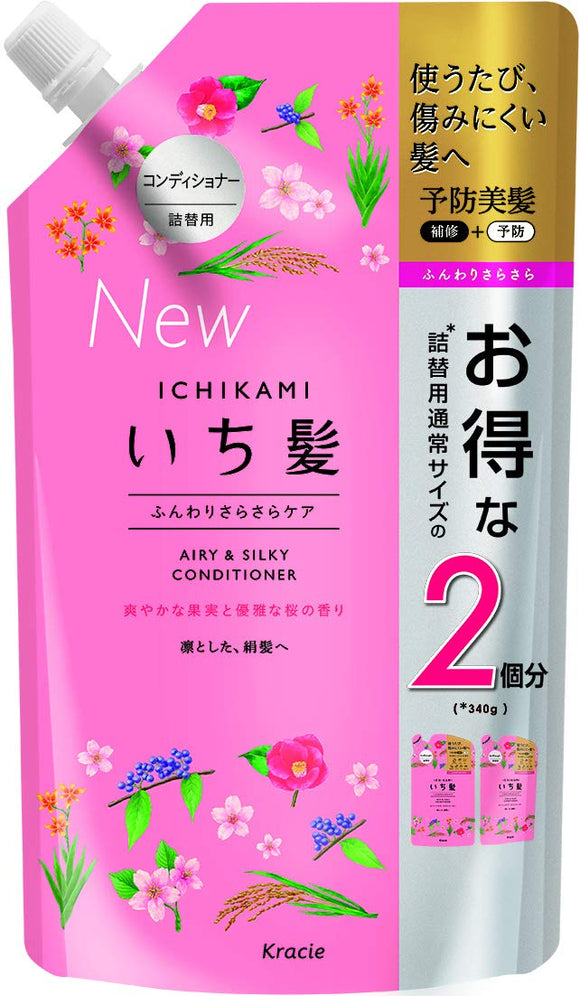Ichikami Soft Smooth Care CD Refill 2 times Treatment Sakura 680g