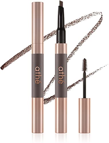 Atte Double Edge Vegan Brow #01 Natural Brown 2.2g DOUBLE EDGE VEGAN BROW Vegan Makeup ATHÉ Official Organic Cosmetics Cruelty Free Korean Cosmetics