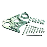 POSH ZRX1200DAEG 072201-06 Motorcycle Sprocket Cover with Clutch Piston Base, Matte Black