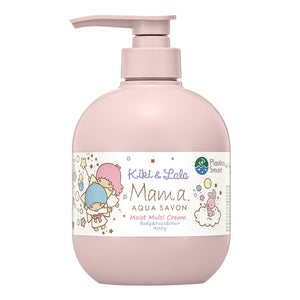 AQUA SAVON Mama Aqua Soap Moist Multi Cream Flower Aroma Water Fragrance Kiki Lala 400g Body Cream 400g