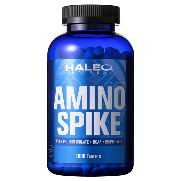 HALEO Amino Spike BCAA Enhanced Formula Contains All 20 Amino Acids 1000 Tablets