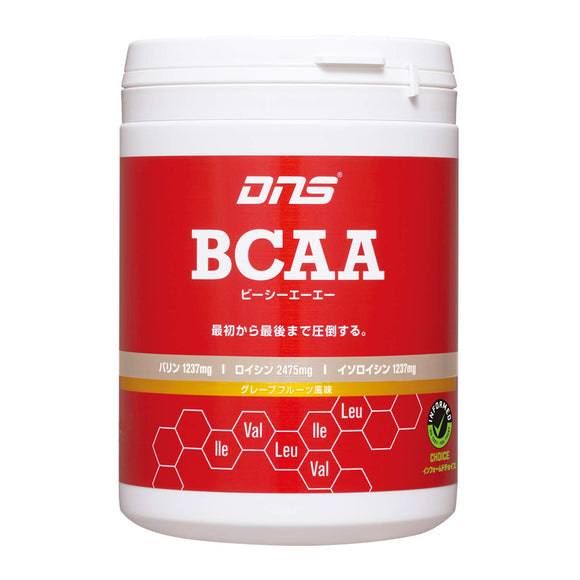 DNS BCAA Grapefruit Flavor Powder Supplement, 5.5 oz (165 g) (Approx. 30 uses) for Strength Training