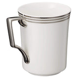 Noritake P93655/4867-12 Mug (Color Changing Pair Set) 295cc Aidan, 2 Pieces, White/Black, Bone China