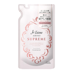 KOSE Jureme Amino Supreme Treatment (Velvet Mellow) Moist Smooth Refill 350mL Rose & Jasmine Fragrance Refill