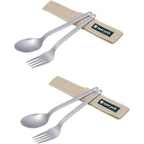 Snow Peak Titanium Fork and Spoon Set – by Snow Peak