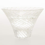 Toyo Sasaki Glass 10785 Japanese Sake Glass, White, 2.8 fl oz (80 ml), Cup, Edo Glass, Yachiyo Kiln, Yukimi Sake, White