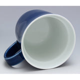 tomofac Glass Navy 9 cm Hasami Key Point Double Walled Mug