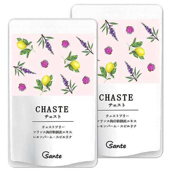 Japan Sante Double Chest Tree 10 Vitamins Zinc Folic Acid Iron Lemon Balm Domestic No Additives (60 Tablets x 2 Bags)