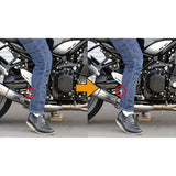 KIJIMA 213-4386 2018-Z900RS 213-4386 Bike Parts Step Relocation Bracket Black Left and Right Set