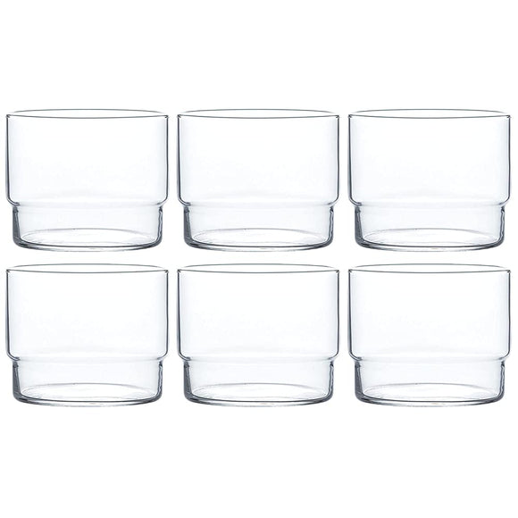 Toyo Sasaki Glass B-21128CS Amuse Cup, Fino, Dishwasher Safe, Made in Japan, 9.5 fl oz (280 ml), Set of 6