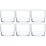 Toyo Sasaki Glass B-21128CS Amuse Cup, Fino, Dishwasher Safe, Made in Japan, 9.5 fl oz (280 ml), Set of 6