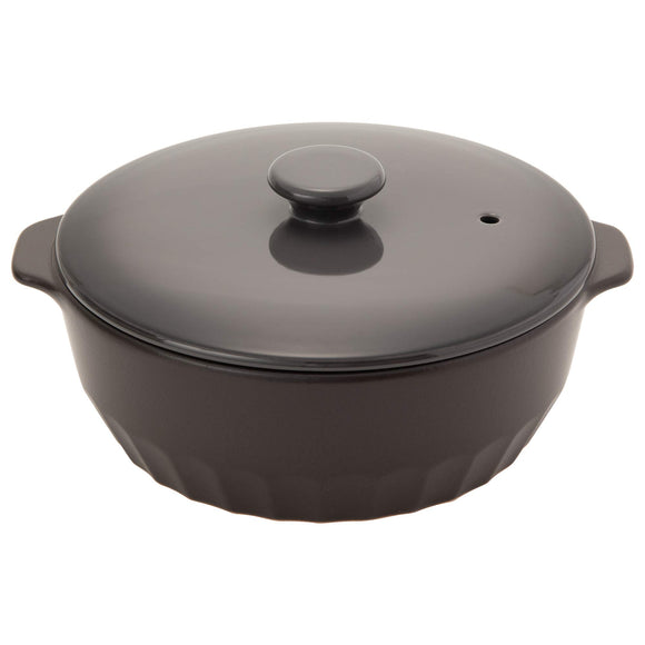 TAMAKI THK02-710 Thermatec Pot, For 2 People, Gradient, Diameter 10.2 x Depth 8.9 x Height 4.8 inches (26 x 22.5 x 12.2 cm), IH, Direct Fire, Microwave, Oven Safe