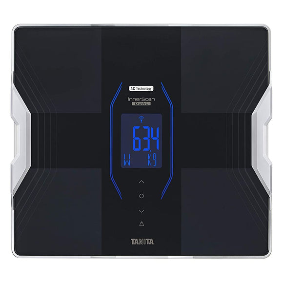 Tanita RD-914L BK Body Composition Meter, Smartphone, Made in Japan, Black, Equipped with Medical Technology for Data Management with Smartphone