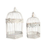 Birdcage, Birdcage, Birdcage, Interior, Figurine, Mu-ra Tricago Object Series (Shabby White, M&L Hexagon Set of 2)