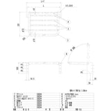 Relines R3226-300 Folding Pipe Shelf