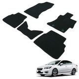 Feniche Car Mat, Floor Mat, Made in Japan (Subaru Impreza / G4 Sport), Compatible with Subaru Dial Hooks, Black, Anti-Slip Shape, Non-Slipping, Non-Slipping, Car Mat (Car Goods Specialty Store)