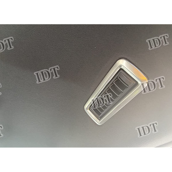 IDT Mini WESS 80 Series VOXY VOXY VOXY NOAH ESQUIRE SILVER REAR COVER COVER COVER COVER PANEL 2nd ROW DUCT GARNISH BEZEL TRIM EASY INSYSY INSY STAVION