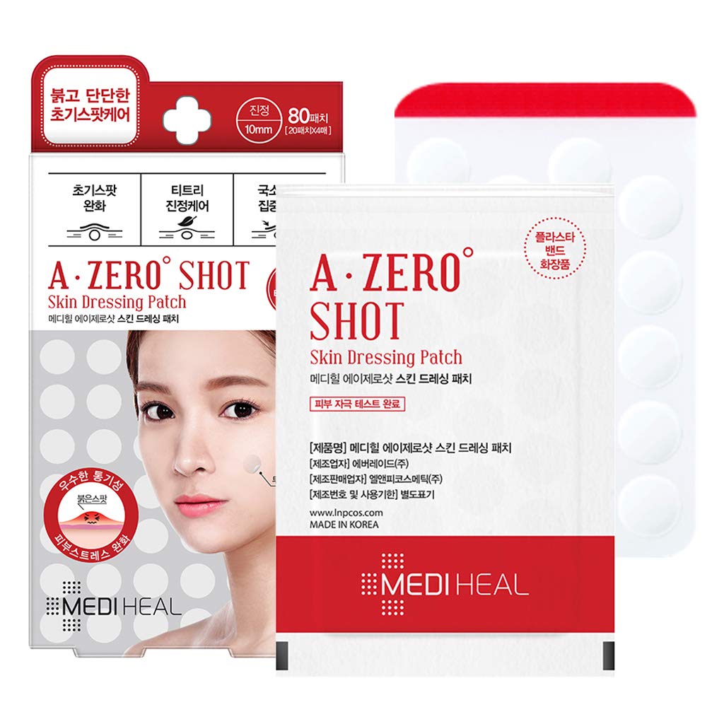 MEDIHEAL A-zero Shot Skin Dressing Patch Clear Spot Patch Trouble redu ...