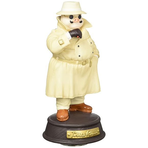 Sekiguchi Studio Ghibli Red Pig Trench Coat Porcolosso Music Box (Song Name: Sometimes Old Time)