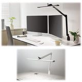 Yamada Lighting Z-S5000N B Z-Light, High Color Rendering, LED, Skin Color, Clean, Black, Shade Width: 23.6 x 2.6 inches (600 x 67 mm), Arm Length: 14.6 x 14.6 inches (370 x 370 mm)