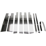 BRIGHTZ Voxy 80 85 Super Mirror surface stainless steel plated pillar panel vizer use 10PC [PIL-SIL-268] ZWR80G ZRR80W ZRR85G ZRR85G ZRR R80 R85 Voxy Voxy Boxy Boxy 13963