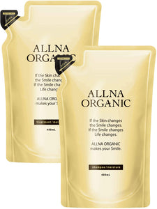 Orna Organic Shampoo Treatment Set 400ml each Moisture Refill