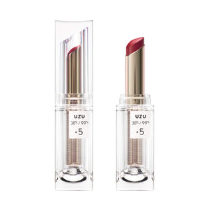 UZU BY FLOWFUSHI 38°C / 99°F Lipstick <TOKYO> [+5 Red (Semi-matte)] Lip care Skin-beautifying fungus Fragrance-free Hypoallergenic