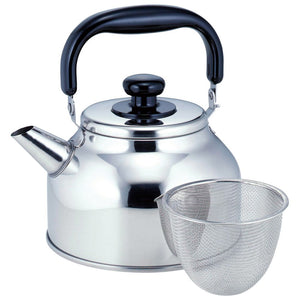 Shimomura Kihan 37539 Kettle, 0.6 gal (2.6 L), Stainless Steel, Easy to Use, Induction Compatible, Made in Japan