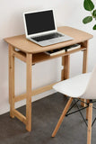 Yamazen Folding Desk Compact Storage Natural Wood Width 70 x Depth 41 x Height 70 cm Easy Folding pc Desk Desk Kiwi SPD-7041H(KW) Telework