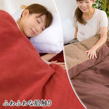 Iris Plaza Fondan Comforter Cover, Single Size, Fleece, Warm, Fluffy Texture, Reversible, Washable, Lightweight, Solid Color, Brown/Light Brown