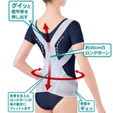 Alphax Posture Supporter, Doctor's Firm Back Belt, L-LL, Made in Japan