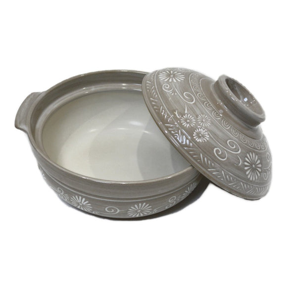 KO-NANORIZINARU Break KIKOBORE RESISTANT clay pot THREE Island No. 10 kfy05-1678