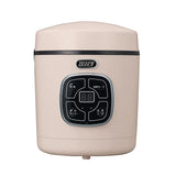 Toffee K-RC2-AW Microcomputer Rice Cooker, Ash White, Compact, No. 1.5, 30 Minutes, Fermentation Mode, Includes Reservation Timer, Removable Power Cord, Retro, Cute