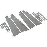BRIGHTZ Prius ZVW50 ZVW51 ZVW55 Super mirror surface stainless steel plated pillar panel B type Vizer useful 12PC