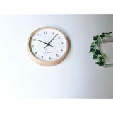 KATOMOKU Muku Clock 13 H.Maple Radio Clock Continuous Second Hand KM-104HMRC 12.0 inches (306 mm) (Radio Clock)