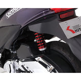 KITACO 520-2416120 Rear Shock, Black/Red Address V125
