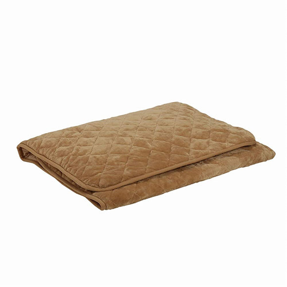 Koden CPRG184CZD Hot Mat, Easy to Sleep, Dust Mite Resistant, Beige, 70.9 x 31.5 inches (180 x 80 cm), Long, Flannel, Fluffy, Smooth, Easy to Carry, Washable, Dust Mite Extermination, Energy Saving, 8