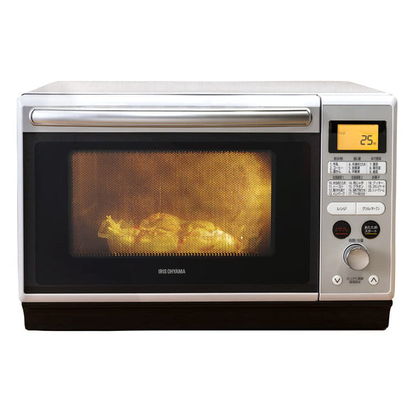 Iris Ohyama MO-F2402 Superheated Steam Oven Microwave 24L White