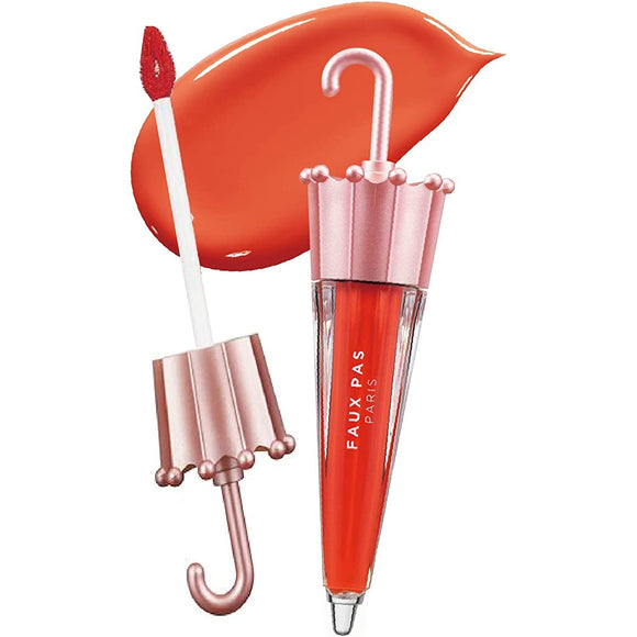 Popapari Water Umbrella Tint Non-falling Lipstick Mask Korean Cosmetics 3.5g (Orange Shower) [Official]