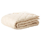 Sealy TPWSWPADS3 Bed Pad, TP Washable Wool Pad 3, Single, Antibacterial, Deodorizing and Anti-mite with Laundry Net, Beige