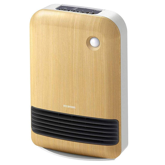 Iris Ohyama Ceramic Fan Heater with Motion Sensor, 1,200 W, Dial/Push Button Type, 5 Color Options